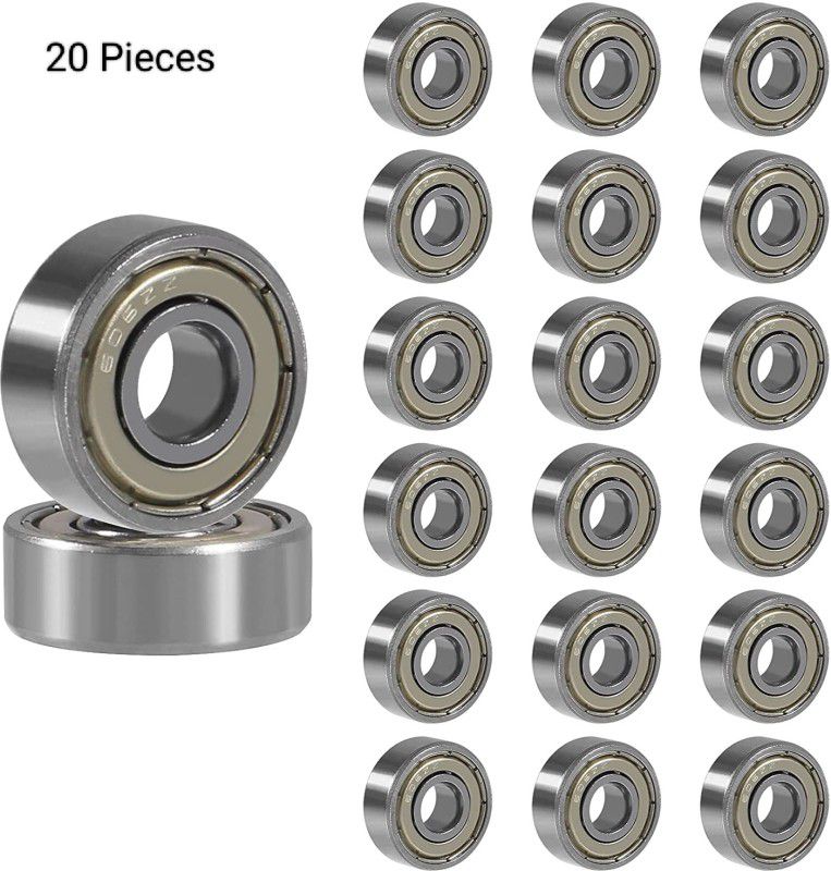 ZMB 606zz Pack of 20 pieces ID-6MM | OD-17MM | WIDTH-6MM Ball Bearing High Speed Wheel Bearing