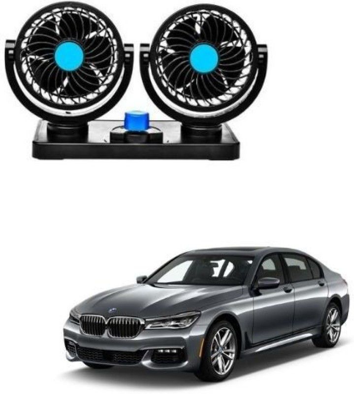 AUTOGARH Double Car Fan 2 Speed Optimization For BMW 725i (2) Car Interior Fan  (12 V)