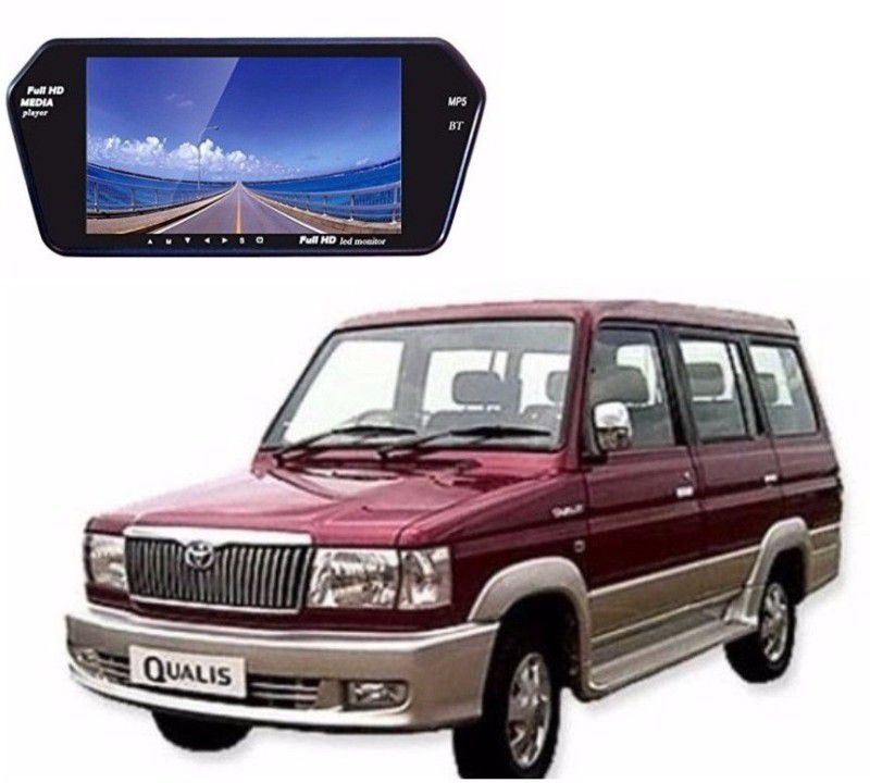 Auto Garh 7 Inch Bluetooth Screen Monitor For Qualis Black LED  (17.5 cm)