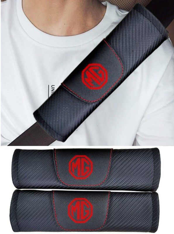 Nasmodo MG Seat Belt Cover for car Comfortable Driving, Car Shoulder Pad Covers Seat Belt Cover  (Pack of 2)