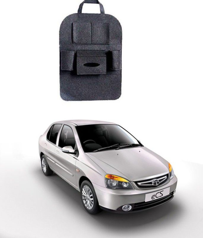 PRTEK Dark Grey Car Back Seat Mounted Hanging Organizer Bag 094 Car Multi Pocket  (4 L)