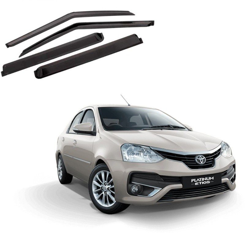 Kilonk For Convertibles Front, Rear Wind Deflector  (Tinted Toyota Etios)