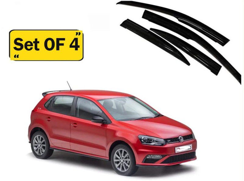 KRISHNA AUTO For Non-convertibles Front, Rear Wind Deflector  (Tinted Volkswagen Polo)