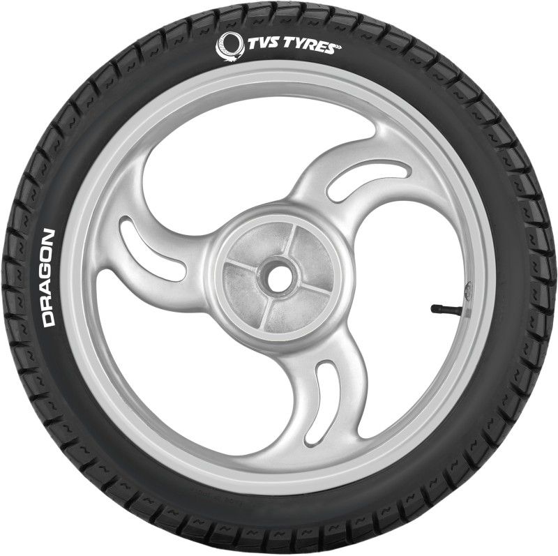 TVS TYRES DRAGON 2.75-18 Rear Two Wheeler Tyre  (Street, Tube)