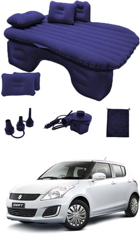 MATIES Car Air Inflatable Car Bed Mattress Airbed Overnighter Blue210 for Tourism Outdoor Camping Swimming Pool for Swift Maruti Suzuki 2010 Car Inflatable Bed