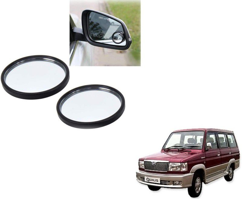 Autoinnovation 360° Convex Side Rear View Blind Spot Mirror for Toyota Qualis Glass Car Mirror Cover  (Toyota Qualis)