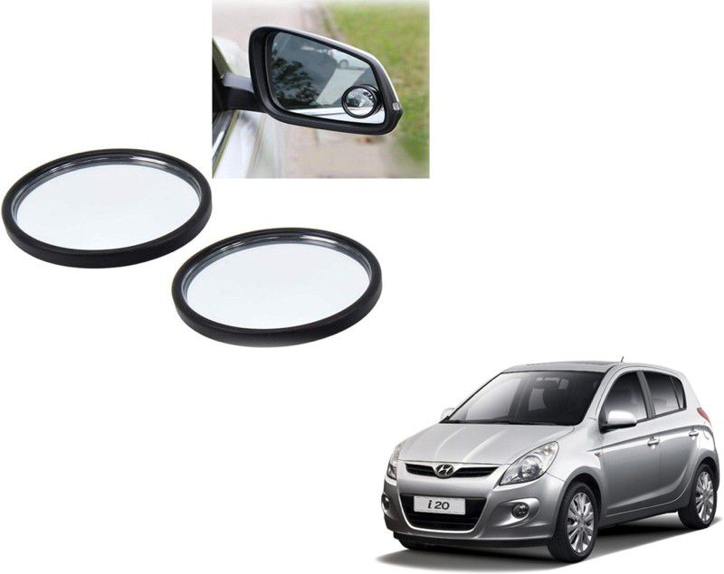 Autoinnovation 360° Convex Side Rear View Blind Spot Mirror for Hyundai I 20 Glass Car Mirror Cover  (HYUNDAI i20)