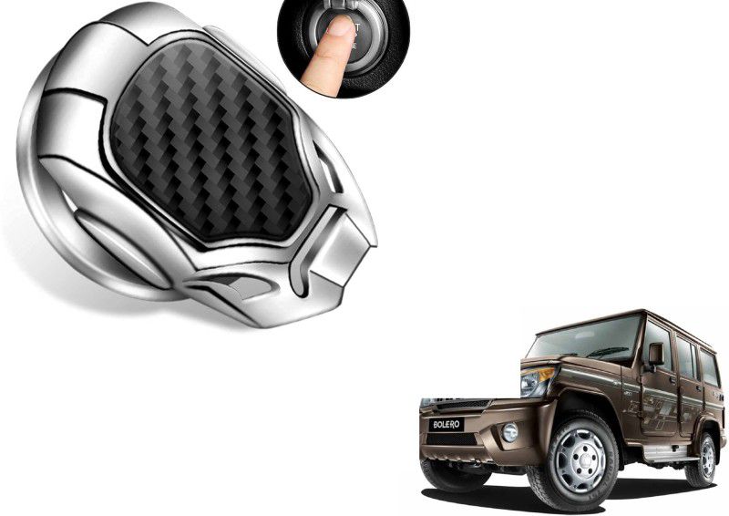 SEMAPHORE Carbon Fiber Design Car Start Stop Button Cover compatible with Bolero Car Inverter