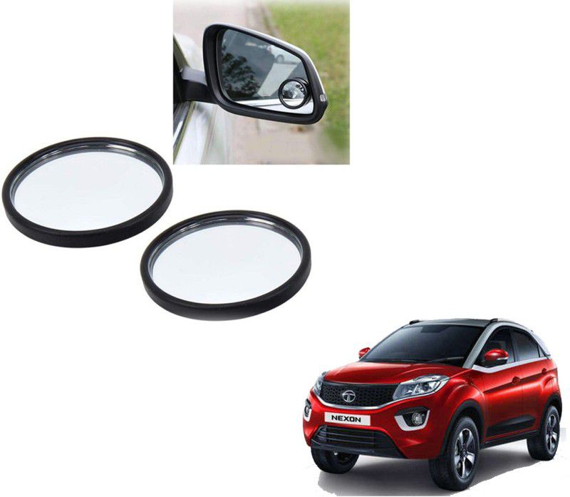 Autoinnovation 360° Convex Side Rear View Blind Spot Mirror for Tata Nexon Glass Car Mirror Cover  (TATA Nexon XZ Petrol)