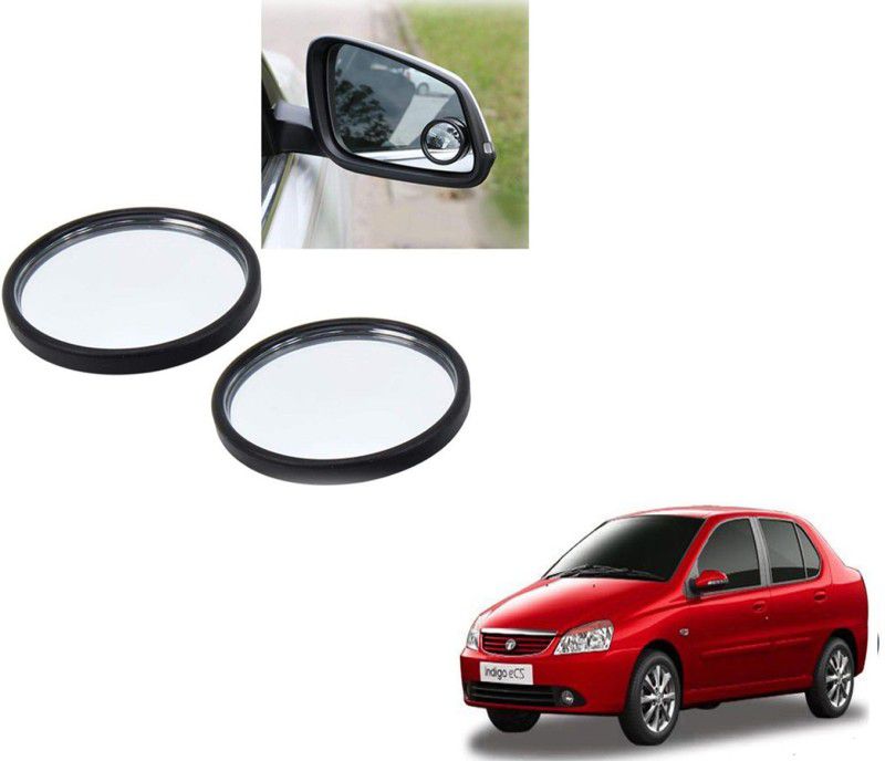 Autoinnovation 360° Convex Side Rear View Blind Spot Mirror for Tata Indica Ecs Glass Car Mirror Cover  (TATA Indigo eCS LX)