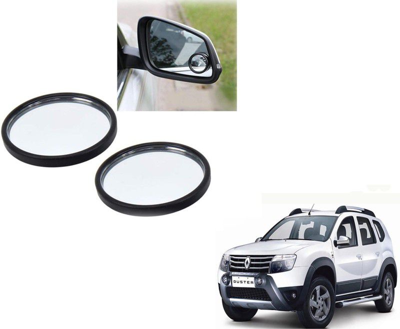 Autoinnovation 360° Convex Side Rear View Blind Spot Mirror for Renault Duster Glass Car Mirror Cover  (Renault Duster)