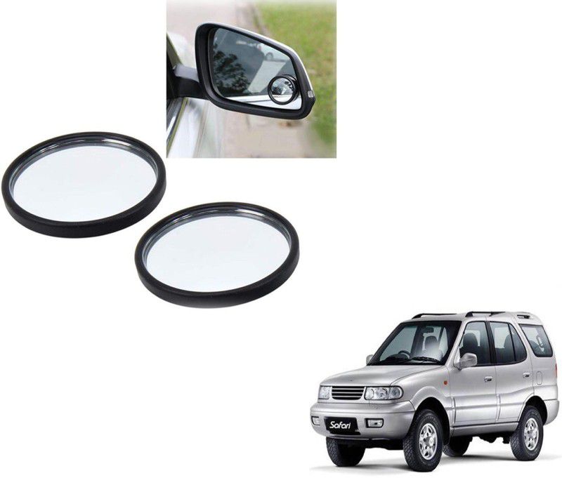 Autoinnovation 360° Convex Side Rear View Blind Spot Mirror for Tata Safari 2005-2015 Glass Car Mirror Cover  (TATA Safari)