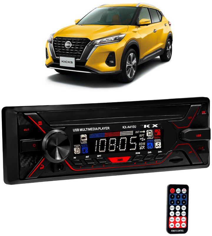 Dvis Car Stereo FX- A100U Car Stereo with Bluetooth, USB, SD Card , Aux D-1458 Car Stereo  (Single Din)