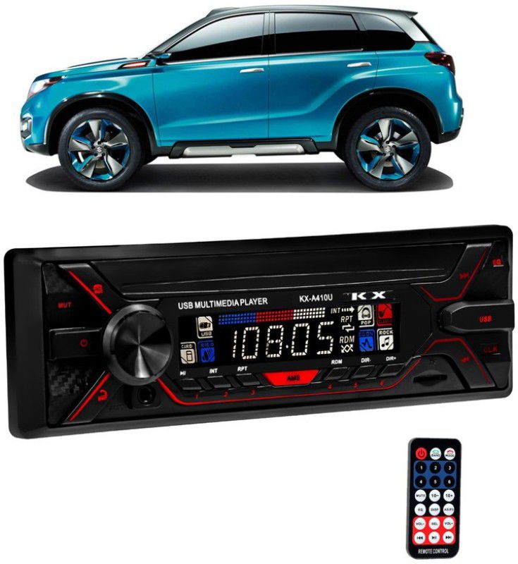 Dvis Car Stereo FX- A100U Car Stereo with Bluetooth, USB, SD Card , Aux D-1162 Car Stereo  (Single Din)