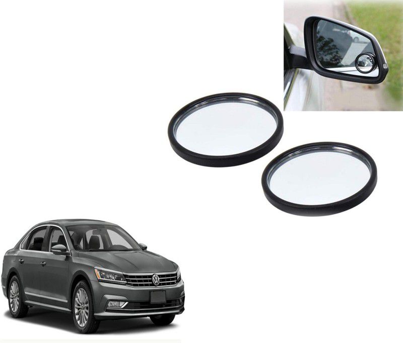 Autoinnovation 360° Convex Side Rear View Blind Spot Mirror for Volkswagen Passat Glass Car Mirror Cover  (Volkswagen Passat)