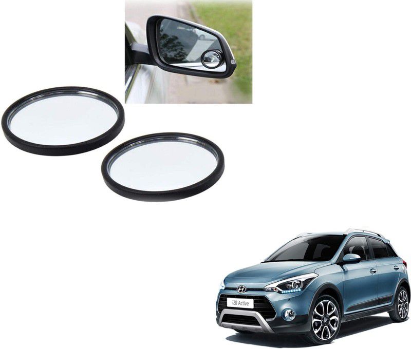 Autoinnovation 360° Convex Side Rear View Blind Spot Mirror for Hyundai I 20 Active Glass Car Mirror Cover  (HYUNDAI i20 Active SX Dual Tone Petrol)