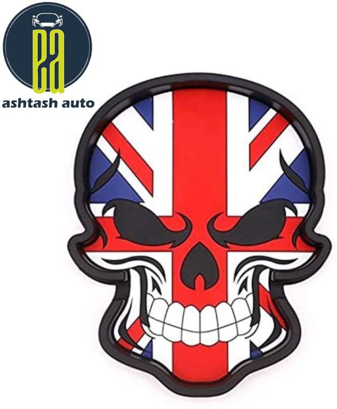 ASHTASH AUTO Non Slip Mat Skull Type Car Dashboard Cover  (Universal For Car Universal For Car)