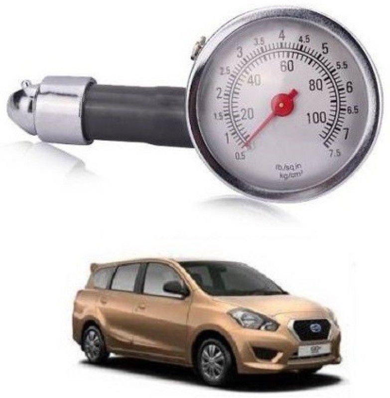 ACCESSOREEZ Analog Tire Pressure Gauge Analog Tyre Pressure Gauge MAG85 CAR TYRE PRESSURE GUAGE (2 TO 100 PSI) UNIVERSAL FOR ALL MODLES  (2 TO 100 PSI)
