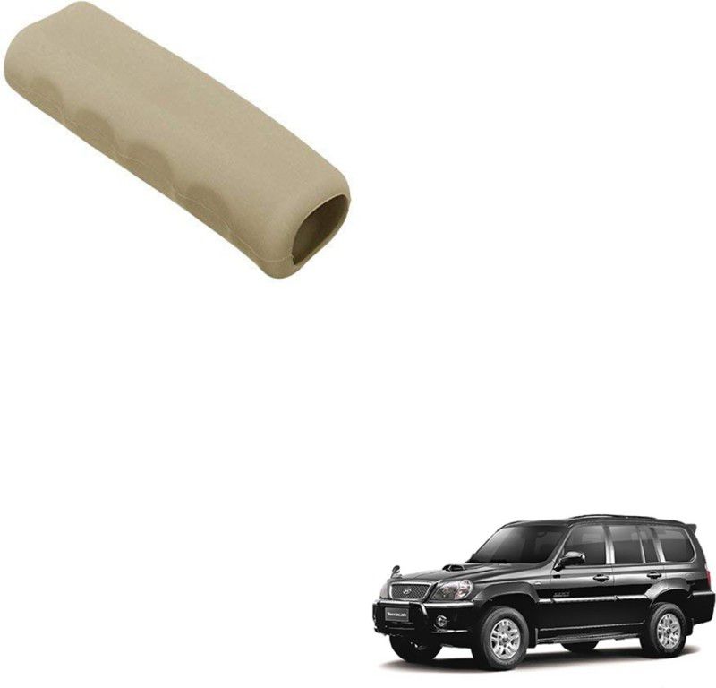 AAKICHI Car Handbrake Soft Rubber Cover Beige For Hyundai Terracan Car Handbrake Grip  (Beige)