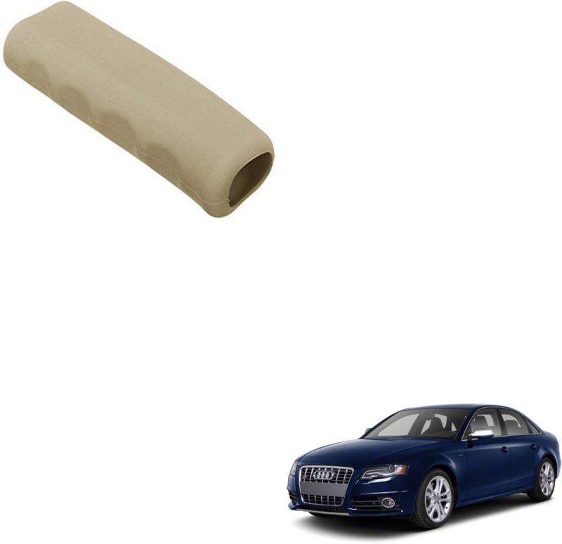 AAKICHI Car Handbrake Soft Rubber Cover Beige For Audi S4 3.0 TFSI Car Handbrake Grip  (Beige)