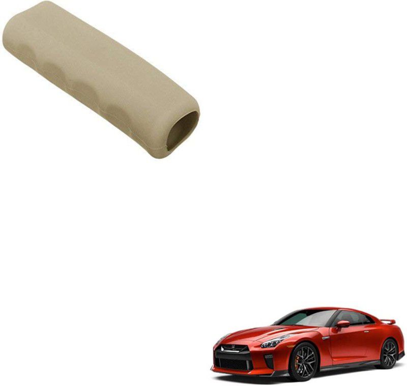 SEMAPHORE Car Handbrake Soft Rubber Cover Beige For Nissan GTRNew Car Handbrake Grip  (Beige)