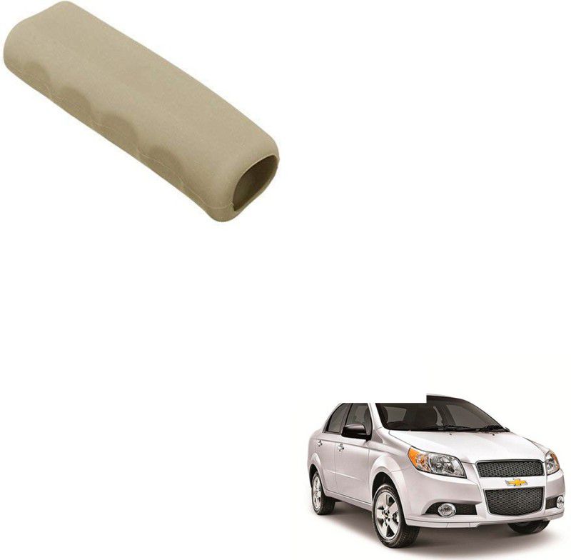 SEMAPHORE Car Handbrake Soft Rubber Cover Beige For Chevrolet Aveo Car Handbrake Grip  (Beige)