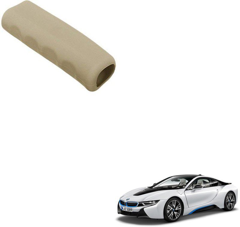 SEMAPHORE Car Handbrake Soft Rubber Cover Beige For BMW i8 Hybrid Car Handbrake Grip  (Beige)