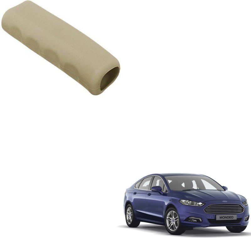 SEMAPHORE Car Handbrake Soft Rubber Cover Beige For Ford Mondeo Car Handbrake Grip  (Beige)