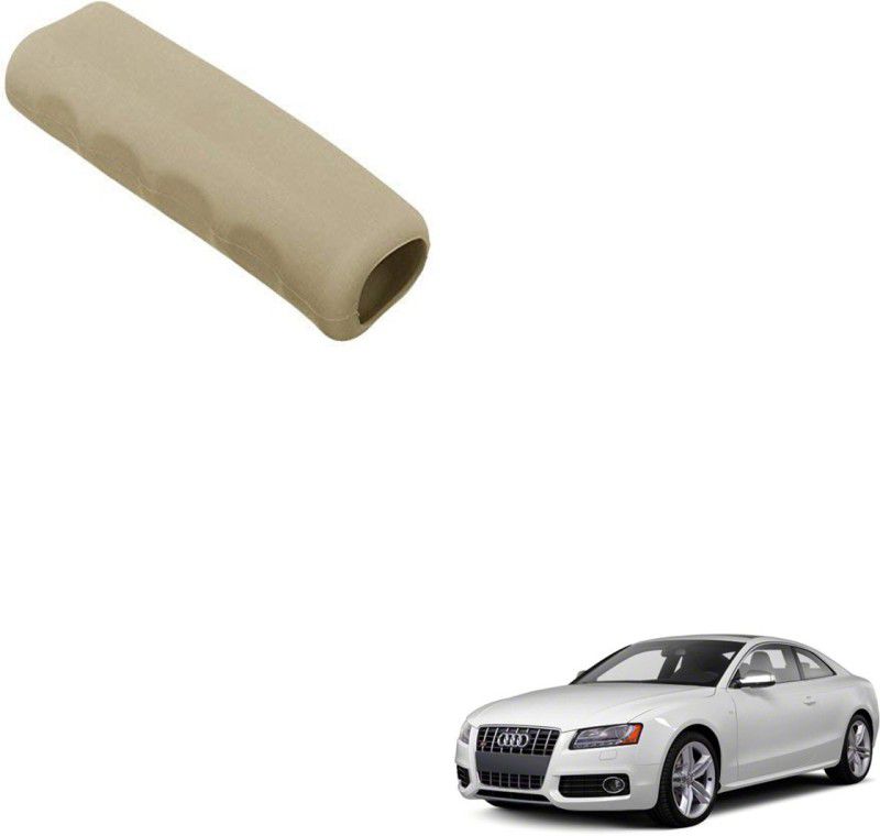 SEMAPHORE Car Handbrake Soft Rubber Cover Beige For Audi S5 Sportback Car Handbrake Grip  (Beige)