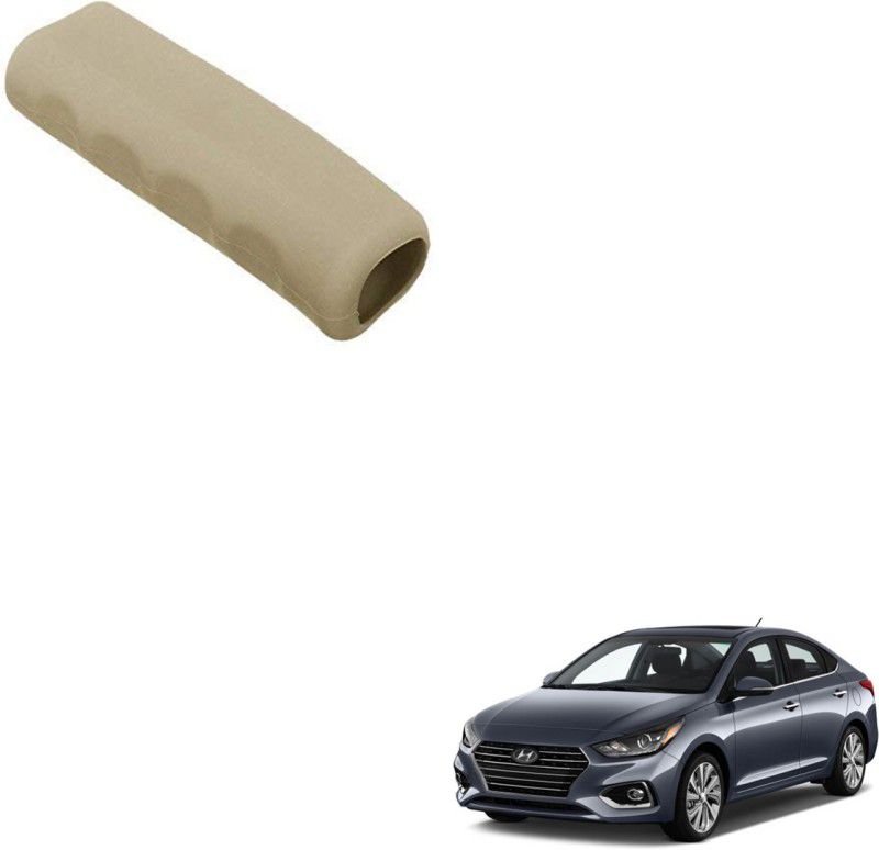 SEMAPHORE Car Handbrake Soft Rubber Cover Beige For Hyundai Accent Car Handbrake Grip  (Beige)