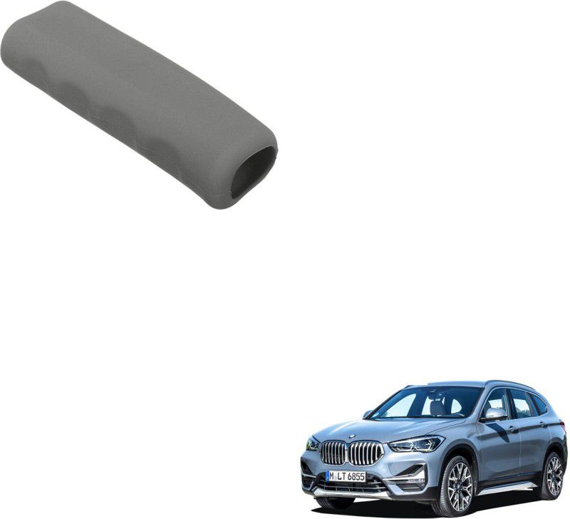SEMAPHORE Car Handbrake Soft Rubber Cover Grey For BMW X1 Car Handbrake Grip  (Grey)