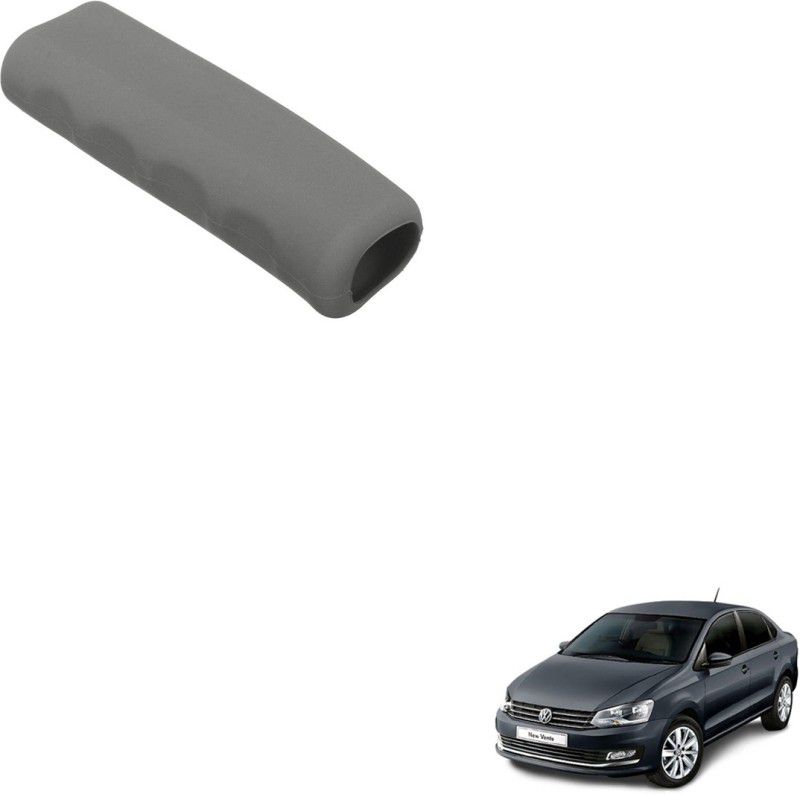 SEMAPHORE Car Handbrake Soft Rubber Cover Grey For Volkswagen Vento Car Handbrake Grip  (Grey)