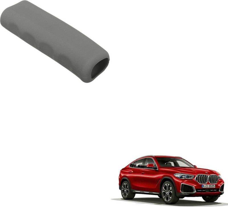 SEMAPHORE Car Handbrake Soft Rubber Cover Grey For BMW X6 Car Handbrake Grip  (Grey)