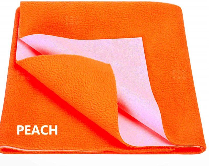Keviv Cotton Baby Bed Protecting Mat  (Peach, Small)