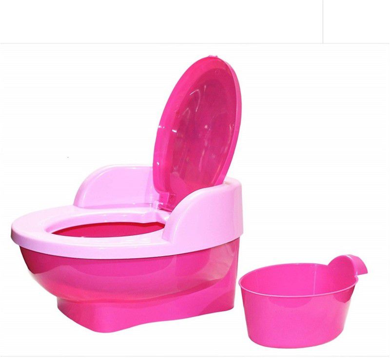 Miss & Chief by Flipkart Baby Style Potty Seat With Removable Bowl Potty Seat  (Pink)