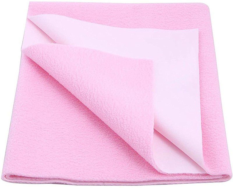 Dream Care Cotton Crib Solid Flat Bedsheet  (Pack of 1, Pink)