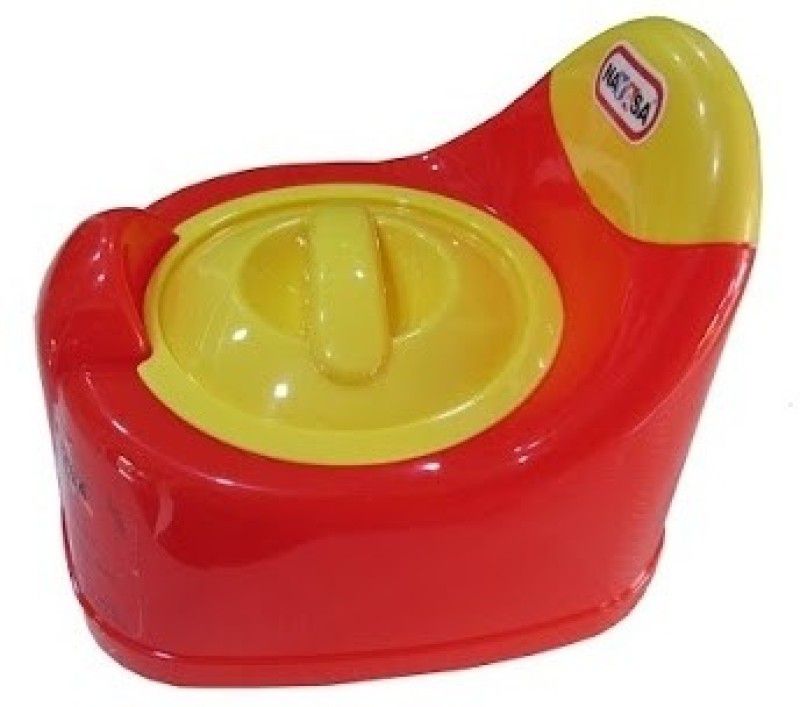 NAYASA Lid Potty Seat  (Red, Yellow)