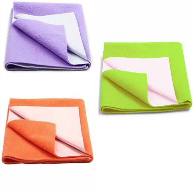 AVI Cotton Baby Sleeping Mat  (Pista Green, Orange, Purple, Medium, Pack of 3)