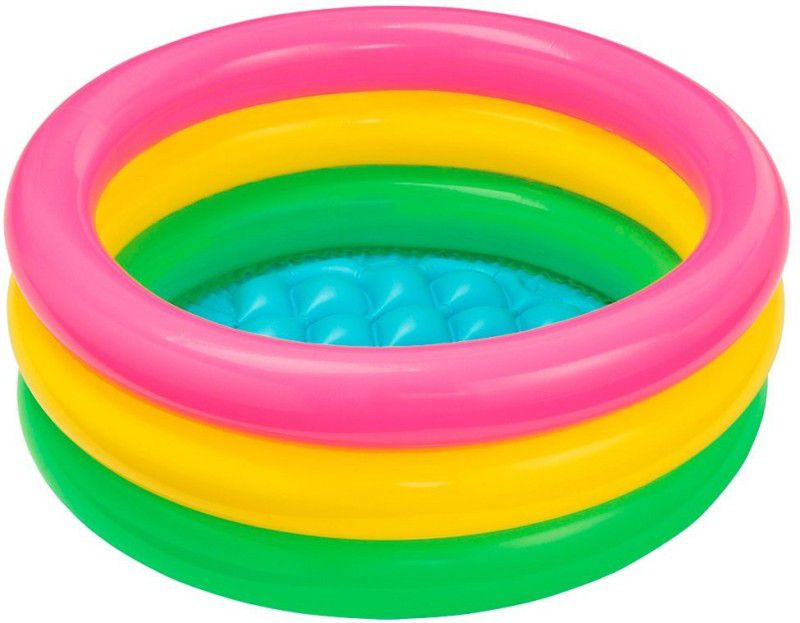 Kidsaholic Baby Bath Tub, Multi Color (2 feet)  (Multicolor)