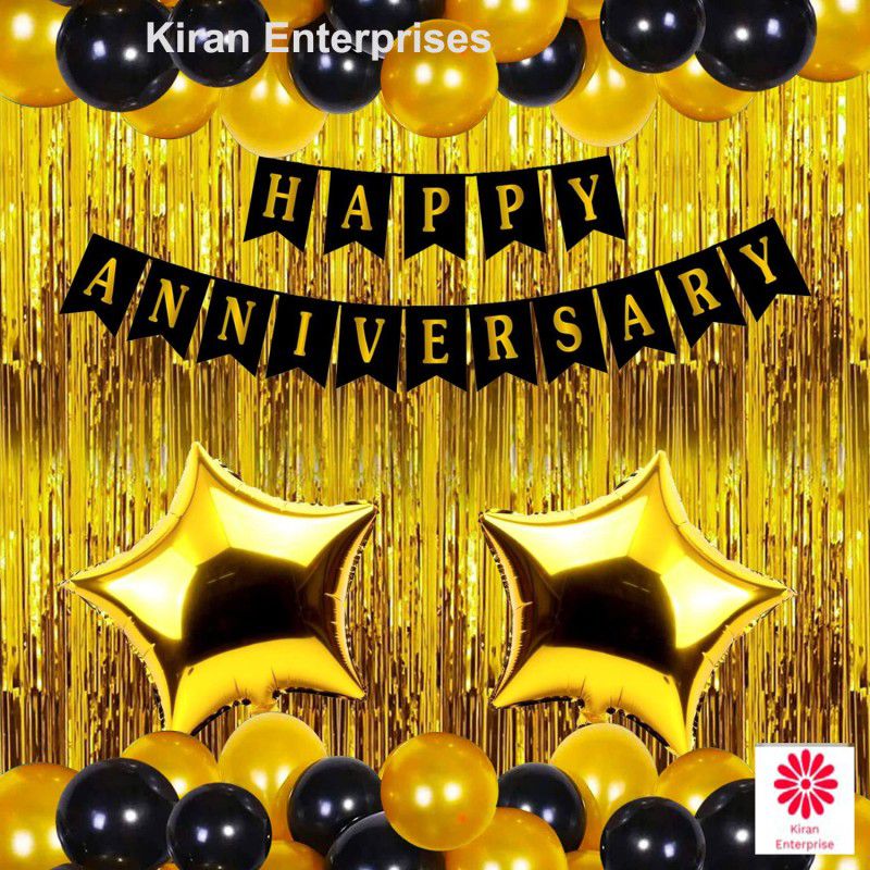 Kiran Enterprises Happy Anniversay Party Combo, Set of 35  (Set of 35)
