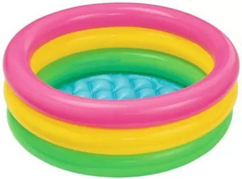 QNM SHIVALIKAA Water Tub Inflatable Pool 2 ft Diameter (Multicolor)  (Multicolor)
