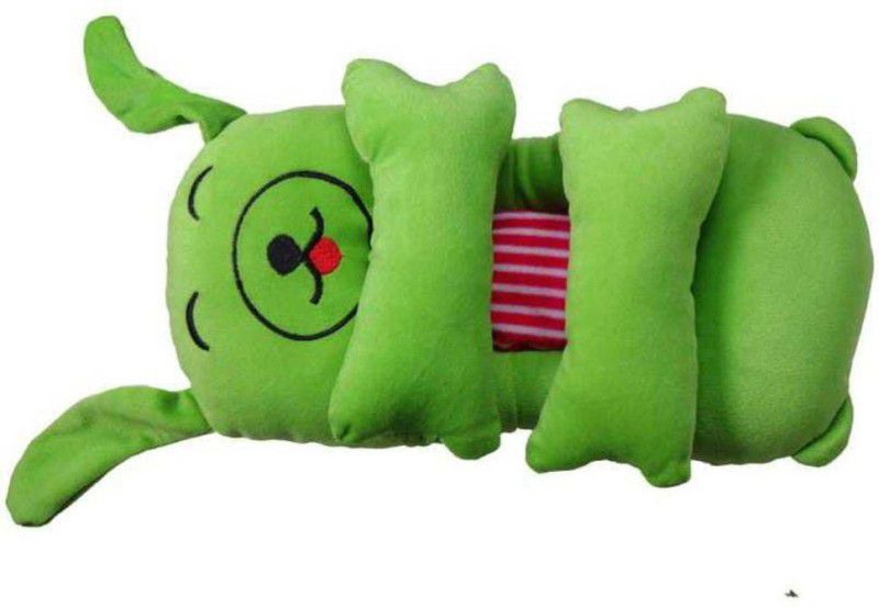AAYANSH Microfibre Animals Baby Pillow Pack of 1  (Green)
