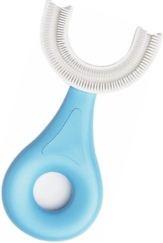TEDRED 360 degree silicon baby brush u shaped baby brush Ultra Soft Toothbrush