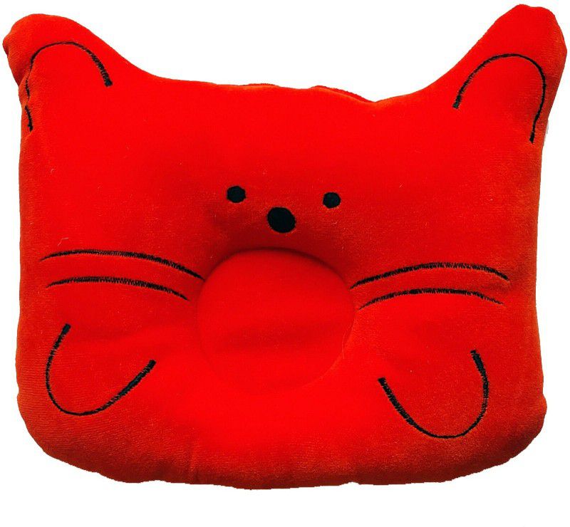 Orbix Polyester Fibre Toons & Characters Baby Pillow Pack of 1  (Red)