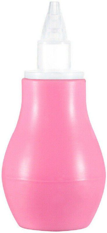 TINNY TOTS Baby Nasal Nose Aspirator Suction Cleaning Tool Mucus Congestion Relief Teether Manual Nasal Aspirator  (Pink)