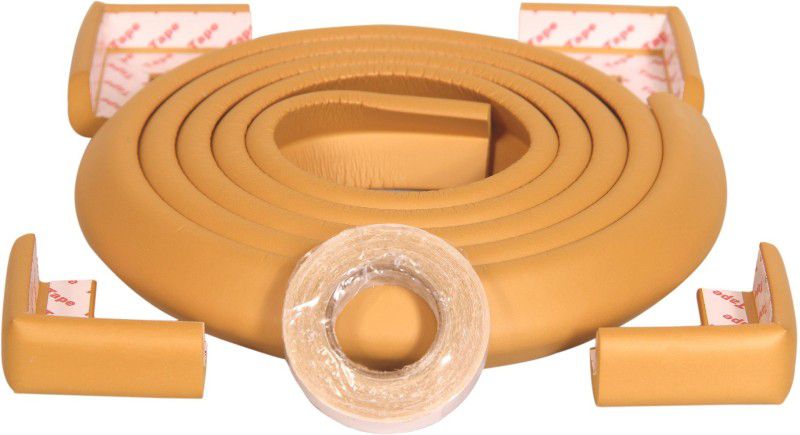 BabySafeHouse Baby Safety Kit for child proofing 1 Pc 2 metre Furniture Edge Guard  (Light Brown)