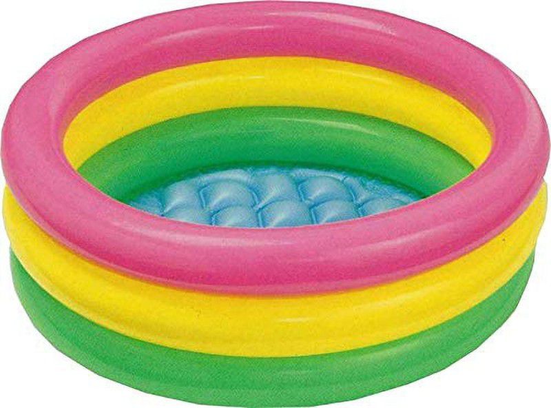 BSBDA Inflatable Baby Pool Bath Water Tub For Kids  (Multicolor)