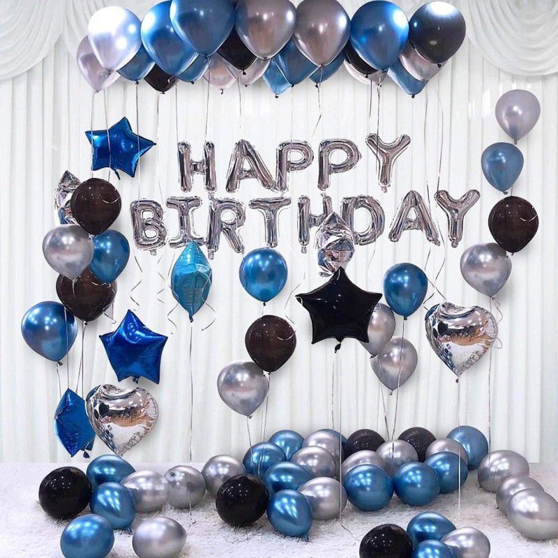 DECORHUB Happy Birthday Balloons Decoration Kit 31 Pcs  (Set of 31)