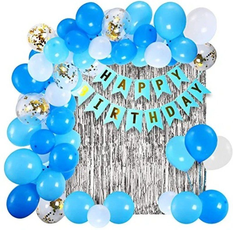 BANSURI ARISTOCRATIC Birthday Decorations Celebrations - 37Pcs 1 set of Happy Birthday banner  (Set of 44)