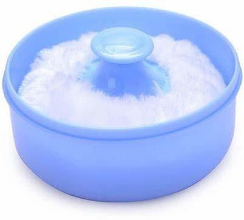 BEAUTRISTRO Premium Powder Puff with Powder Storage Powder Case with Puff  (Multicolor)